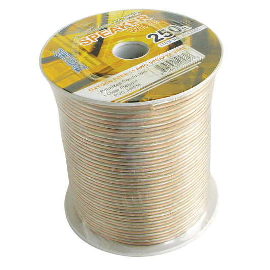 250 feet High Performance 14 AWG Oxygen Free Polarized Speaker Wire A14250S