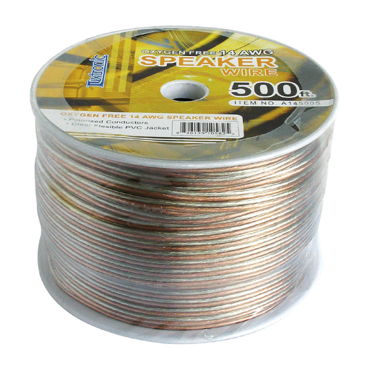 500 feet High Performance 14 AWG Oxygen Free Polarized Speaker Wire A14500S