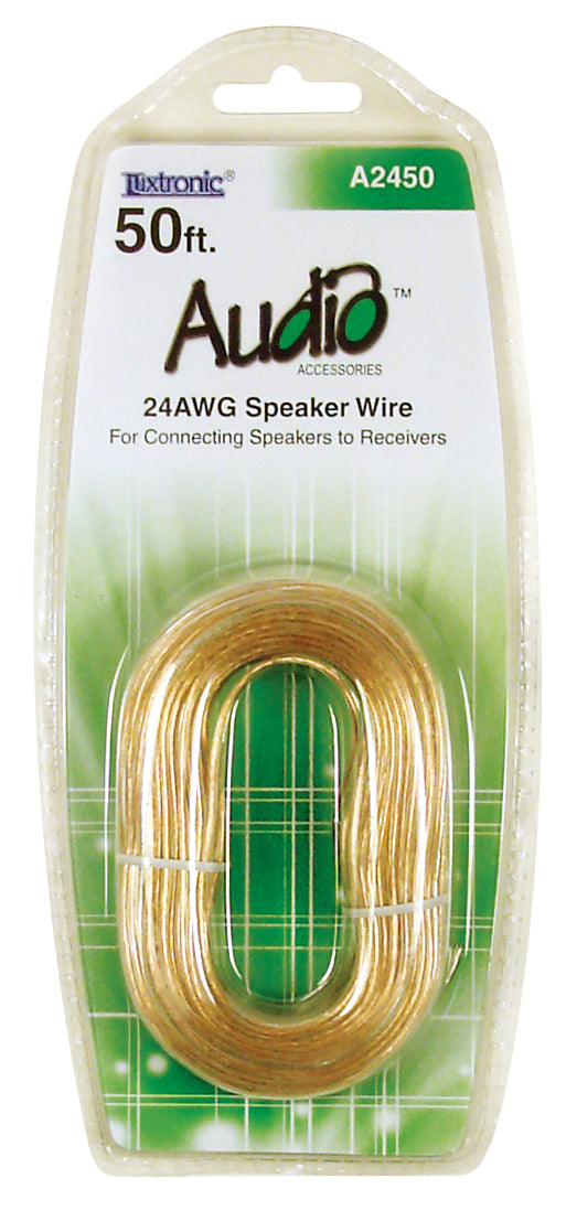 50 feet High Performance 24 AWG Oxygen Free Polarized Speaker Wire A2450