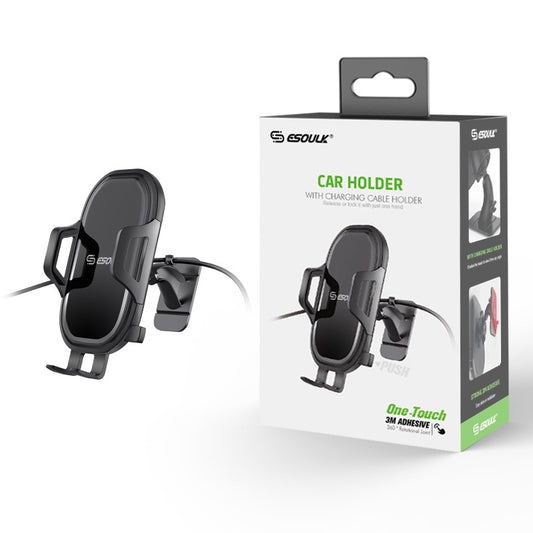 Car Holder with Charging Cable Holder EH33BK